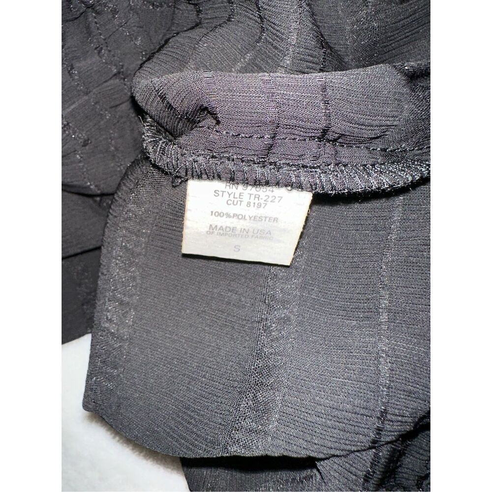 three eighty two Dara split sleeve black top NWT - image 6